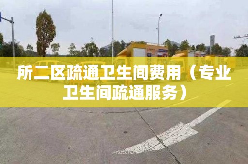 所二区疏通卫生间费用（专业卫生间疏通服务）