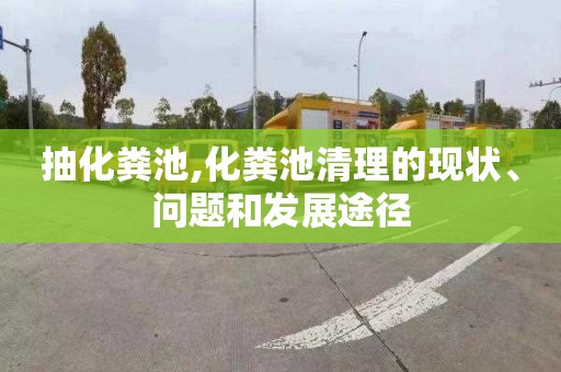 抽化粪池,化粪池清理的现状、问题和发展途径