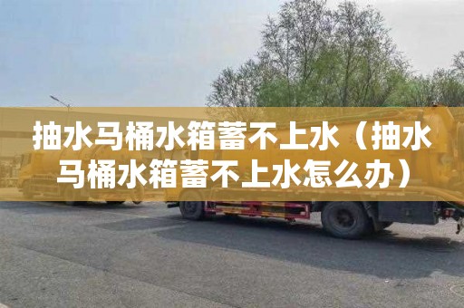 抽水马桶水箱蓄不上水（抽水马桶水箱蓄不上水怎么办）