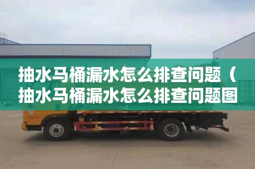抽水马桶漏水怎么排查问题（抽水马桶漏水怎么排查问题图片）
