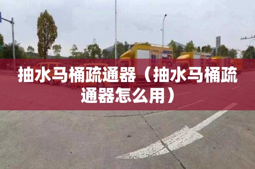 抽水马桶疏通器（抽水马桶疏通器怎么用）