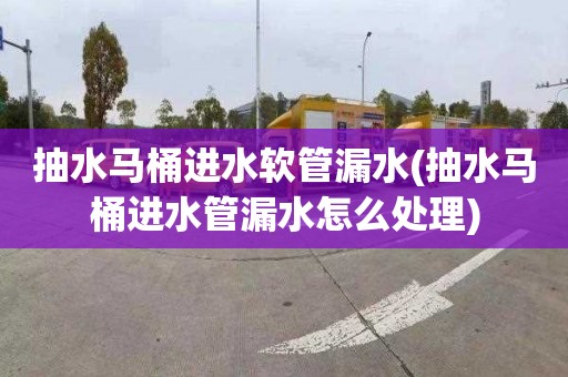 抽水马桶进水软管漏水(抽水马桶进水管漏水怎么处理)