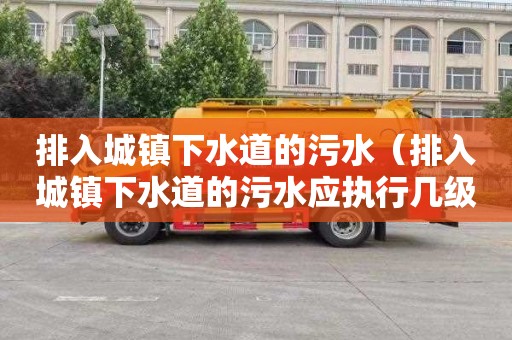 排入城镇下水道的污水（排入城镇下水道的污水应执行几级排放标准）