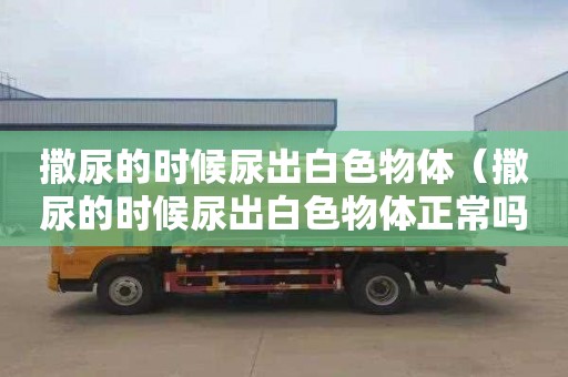 撒尿的时候尿出白色物体（撒尿的时候尿出白色物体正常吗）