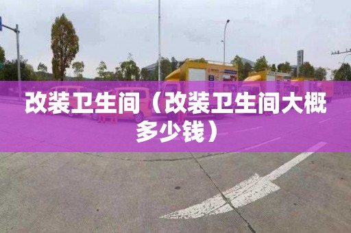 改装卫生间（改装卫生间大概多少钱）