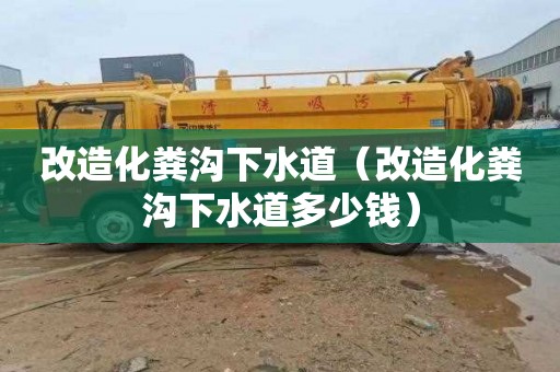 改造化粪沟下水道（改造化粪沟下水道多少钱）