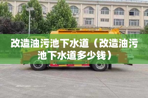 改造油污池下水道（改造油污池下水道多少钱）