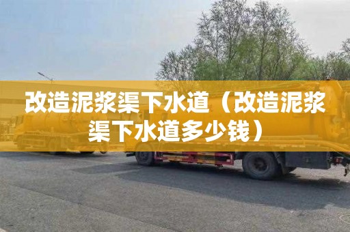 改造泥浆渠下水道（改造泥浆渠下水道多少钱）