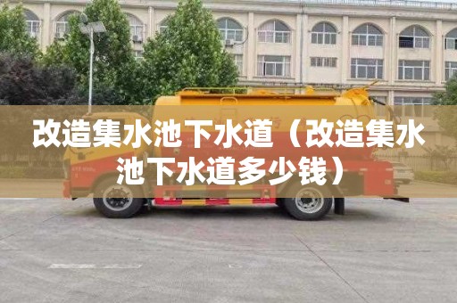 改造集水池下水道（改造集水池下水道多少钱）