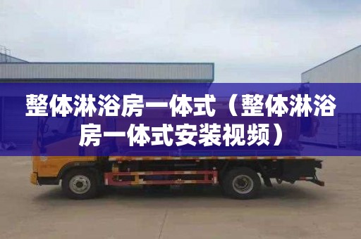 整体淋浴房一体式（整体淋浴房一体式安装视频）