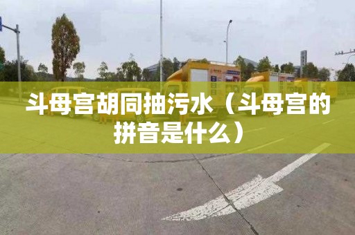 斗母宫胡同抽污水（斗母宫的拼音是什么）