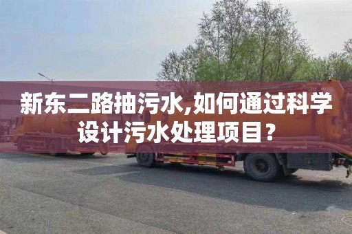 新东二路抽污水,如何通过科学设计污水处理项目？