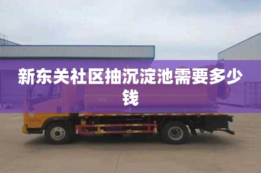 新东关社区抽沉淀池需要多少钱