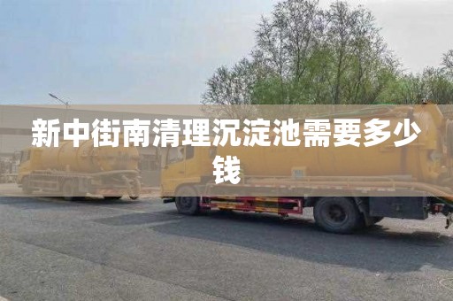 新中街南清理沉淀池需要多少钱