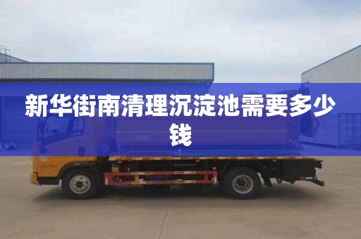 新华街南清理沉淀池需要多少钱