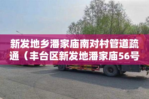 新发地乡潘家庙南对村管道疏通（丰台区新发地潘家庙56号）
