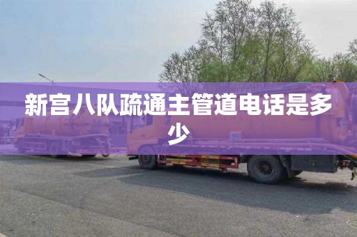 新宫八队疏通主管道电话是多少