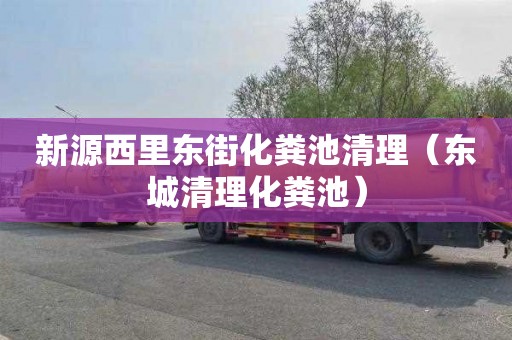 新源西里东街化粪池清理（东城清理化粪池）