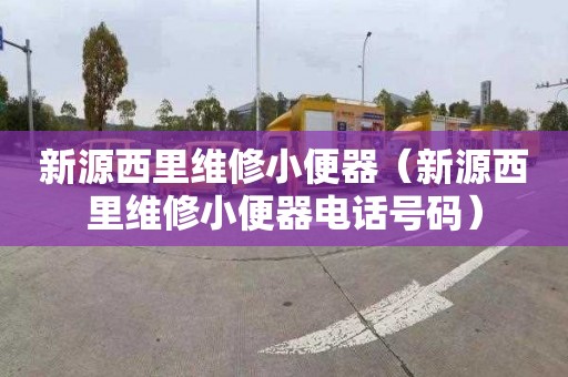 新源西里维修小便器（新源西里维修小便器电话号码）