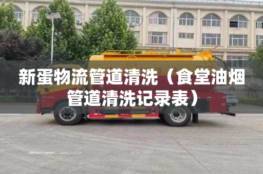 新蛋物流管道清洗（食堂油烟管道清洗记录表）