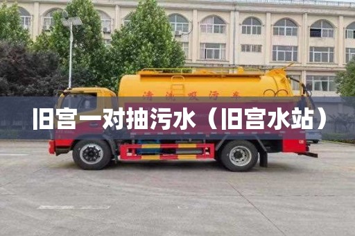 旧宫一对抽污水（旧宫水站）