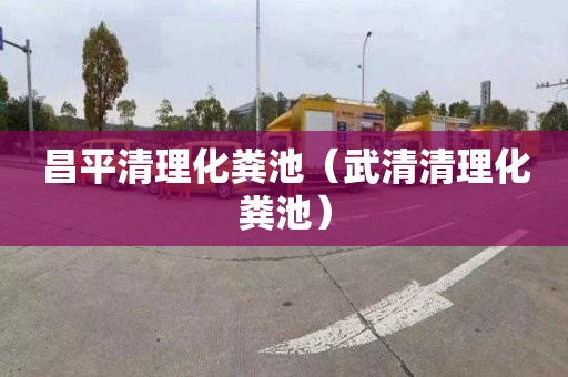 昌平清理化粪池（武清清理化粪池）