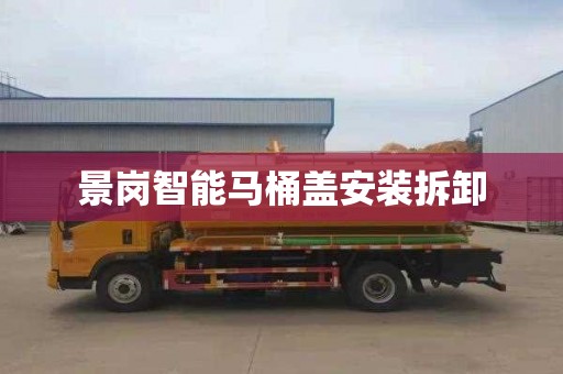 景岗智能马桶盖安装拆卸
