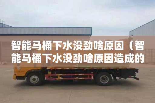 智能马桶下水没劲啥原因（智能马桶下水没劲啥原因造成的）