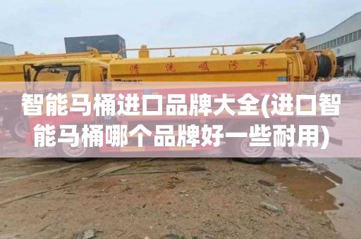 智能马桶进口品牌大全(进口智能马桶哪个品牌好一些耐用)