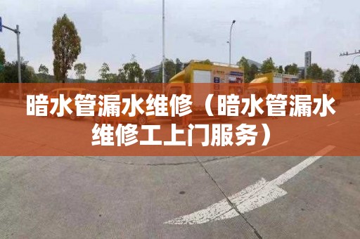暗水管漏水维修（暗水管漏水维修工上门服务）