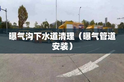曝气沟下水道清理（曝气管道安装）