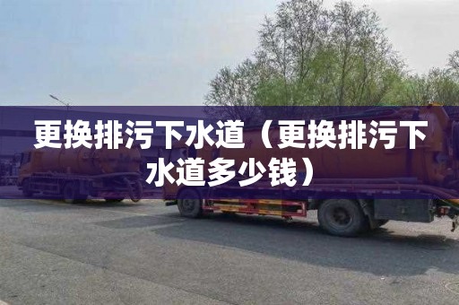 更换排污下水道（更换排污下水道多少钱）