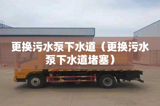 更换污水泵下水道（更换污水泵下水道堵塞）