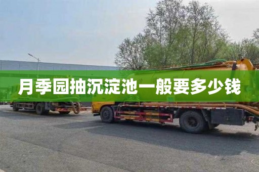 月季园抽沉淀池一般要多少钱