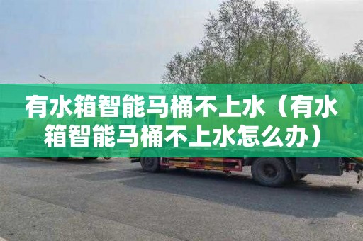 有水箱智能马桶不上水（有水箱智能马桶不上水怎么办）