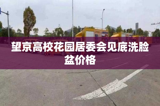 望京高校花园居委会见底洗脸盆价格