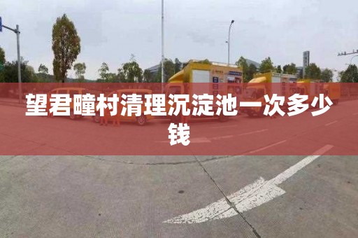 望君疃村清理沉淀池一次多少钱