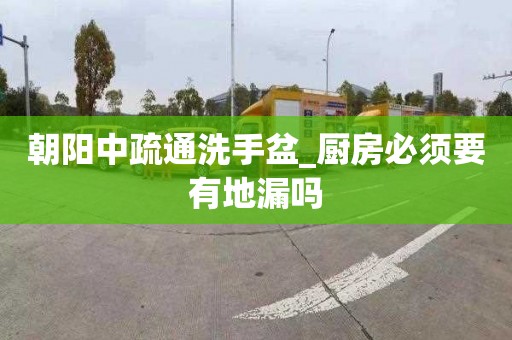 朝阳中疏通洗手盆_厨房必须要有地漏吗