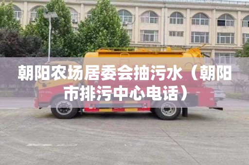 朝阳农场居委会抽污水（朝阳市排污中心电话）