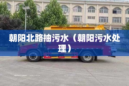 朝阳北路抽污水（朝阳污水处理）