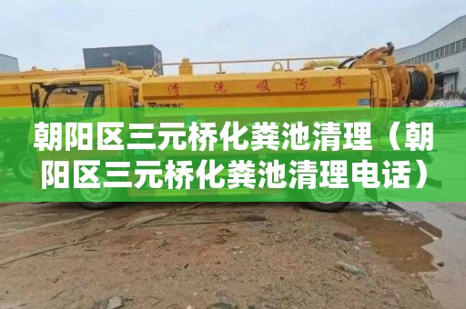 朝阳区三元桥化粪池清理（朝阳区三元桥化粪池清理电话）