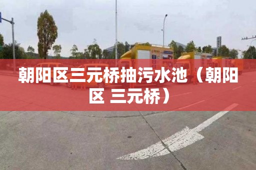 朝阳区三元桥抽污水池（朝阳区 三元桥）