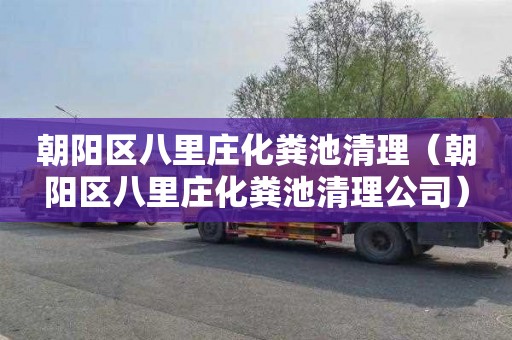 朝阳区八里庄化粪池清理（朝阳区八里庄化粪池清理公司）