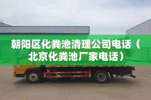 朝阳区化粪池清理公司电话（北京化粪池厂家电话）