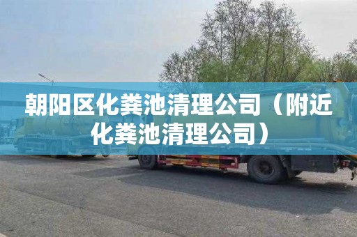 朝阳区化粪池清理公司（附近化粪池清理公司）