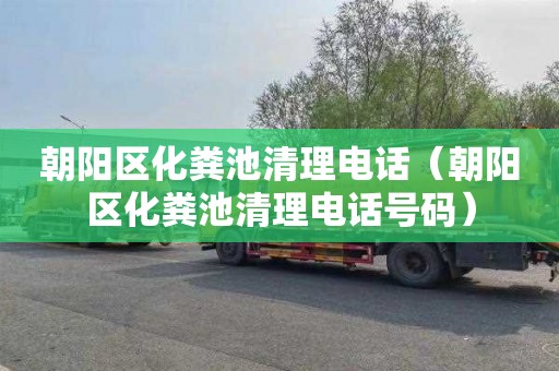 朝阳区化粪池清理电话（朝阳区化粪池清理电话号码）