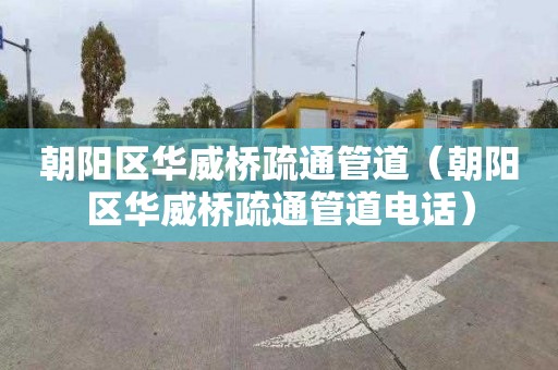 朝阳区华威桥疏通管道（朝阳区华威桥疏通管道电话）
