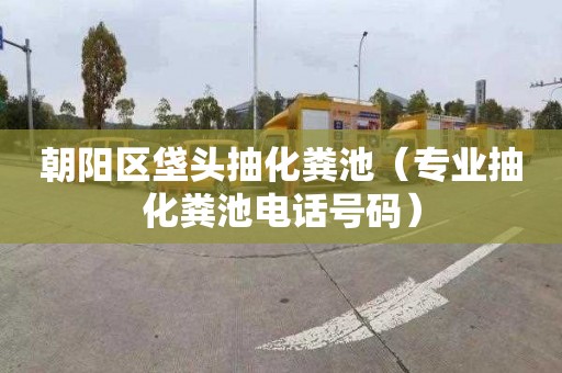 朝阳区垡头抽化粪池（专业抽化粪池电话号码）