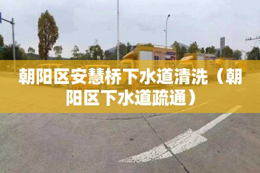 朝阳区安慧桥下水道清洗（朝阳区下水道疏通）