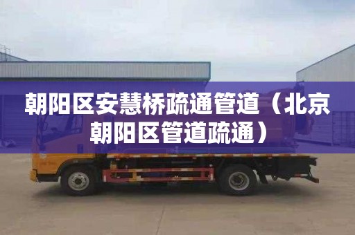朝阳区安慧桥疏通管道（北京朝阳区管道疏通）